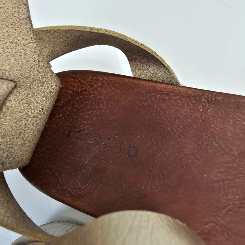 Torrid Gold Faux Leather Ankle Strap Flatform (WW)
